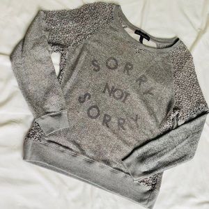 EUC Derek Heart ‘Sorry Not Sorry’ Sweatshirt